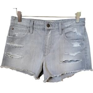 Joe's Jeans Anica Cut Off Distressed Frayed Denim Shorts